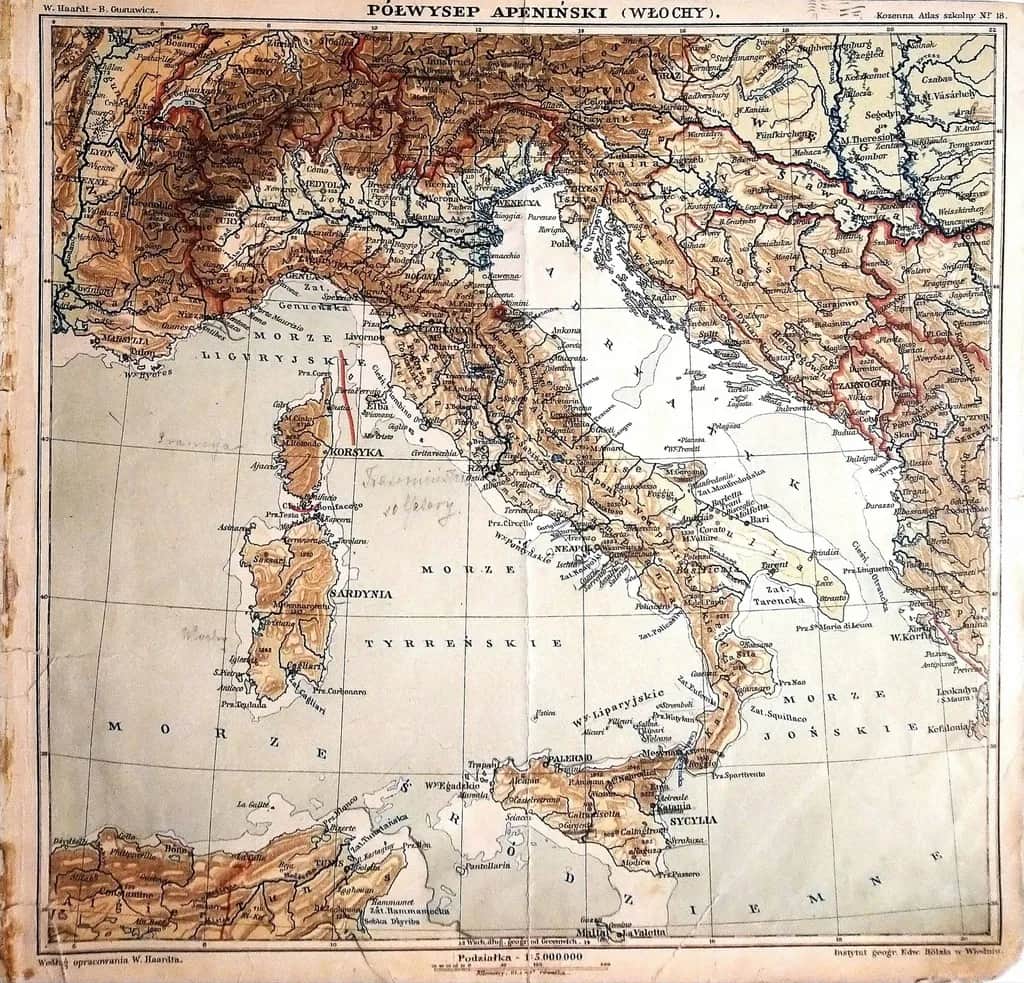 Gdzie dokładnie znajduje się półwysep apeniński? Położenie i kraje na mapie