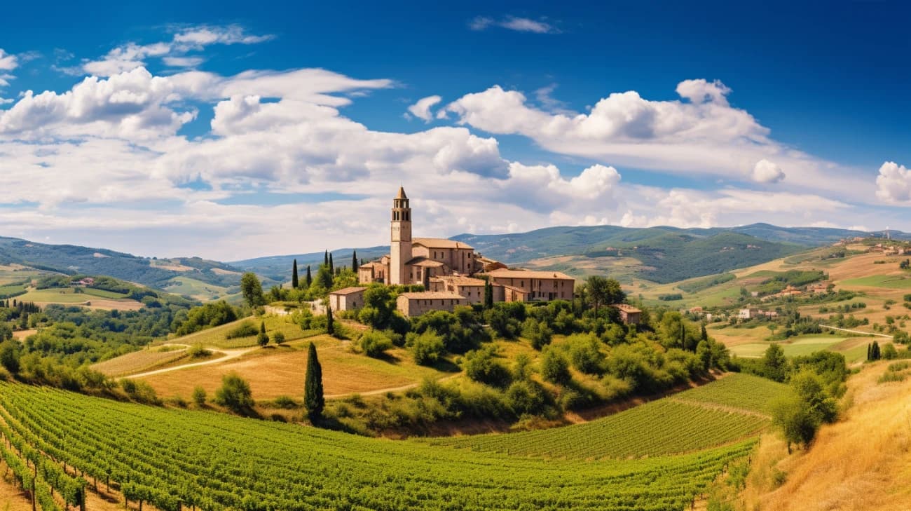Prowincja Perugia - Piękno Włoskiej Wsi